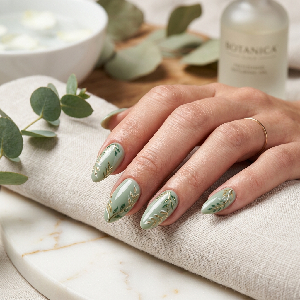 Eucalyptus Glaze & Leaf Art