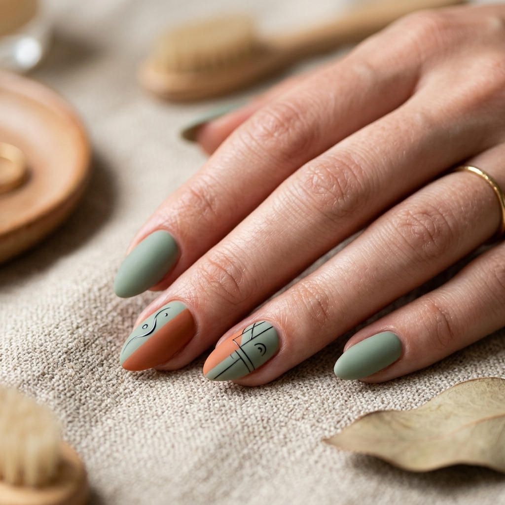 Botanical Sage & Terracotta Dual